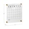 Martha Stewart Grayson Acrylic Dry Erase Wall Calendar w/Dry Erase Marker and Mntng Hrdwr, 14in. Sq, Clr w/Blk Prnt BR-AC-3636-BK-CLRBK-MS - alternate 8